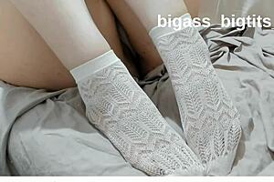 White ankle socks foot fetish talk