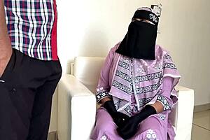 Beautiful muslim teacher fucked hard by student at home