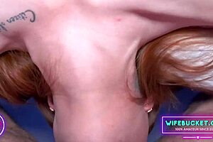 Hot Wife Gets On Knees For Cock