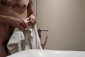 watching mature british bisexual man showering for you