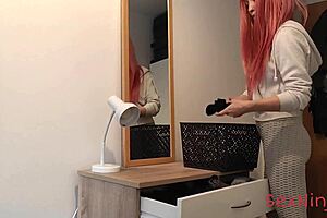 accidentally flashing my hard cock to my step mom
