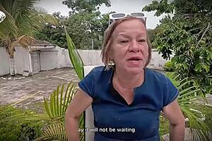 Perv grandma hires young 18+ gardener and ends up fucking him hard in the ass
