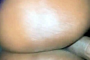 Big ass bounces during doggystyle ride