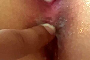 Passionate rough romantic sex with my 18 y o girlfriend ended with creampie compilation