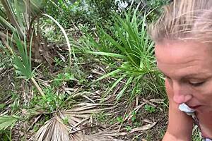 Public Milf Deepthroats And Swallows Sperm