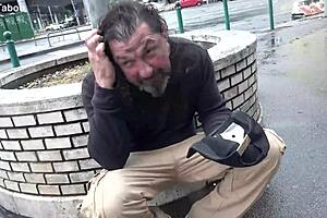 big dick beggar picked up