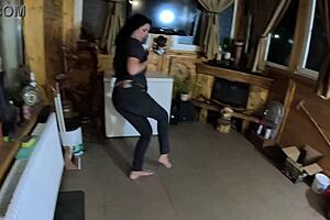 Tight Jeans Dance Slut Gagging Facefuck