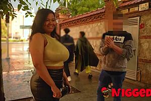 Giant tits surprise lucky guy with jennifer
