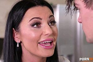 Does ania kinski want step father and son to double penetrate her ass?