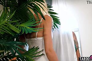 Petite milf kenna james catches boyfriend jerking off