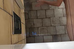 watching mature british bisexual man showering for you