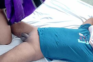 hijabi stepmom fingered then caught by stepson