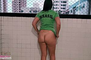 married milf from brazil dances and strips off clothes