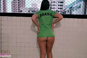 married milf from brazil dances and strips off clothes