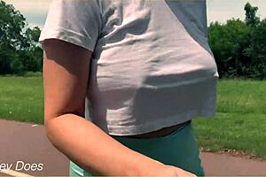 Wifey Does Best Of Public Flashing Video 4
