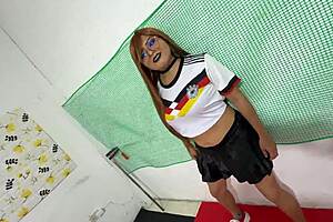 germany vs argentina she thinks shes superior in football and the man puts her in her place for being a world whore