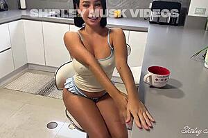 stepdaughter serves breakfast then quickie pov
