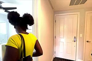 Class Call From Curvy Kenyan Ebony Elsie Leads To Bedroom Rough Fuck