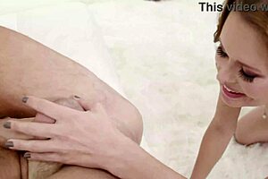 innocent megan loves milan licking her feet