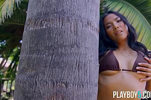 Big ass filipina milf strips nude outdoors