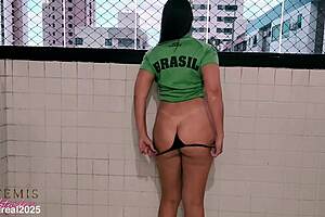 married milf from brazil dances and strips off clothes