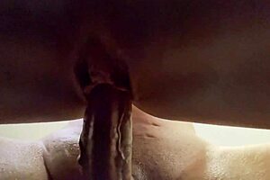 European roommate pounds wife's deep pussy at party