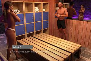 Step Aunt Caught Naked Sauna