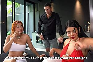 muscular man fucks his wifes best friend without her noticing and everything goes wrong
