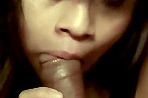 peruvian gives hot night blowjob