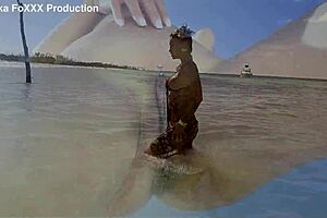 monika fox freedom public outdoor adventures pissing on beach dildo fucking on yacht and blowjob for captain