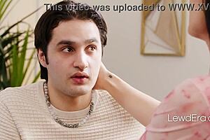 stepmom spreads on couch to check marriage fit