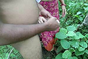 My rajasthani stepmom was taken like a bitch at farmhouse by stranger uncle