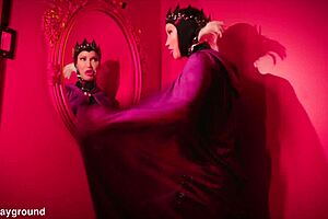 Evil Queen Makes Snow White Squirt