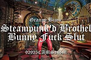 Granny bijou dresses as bunny and fucks in brothel