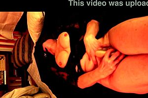 hairy pussy birgit wanking three different orgasms at home