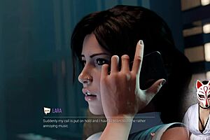 lara croft masturbates wildly!