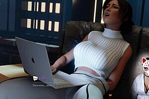 lara croft masturbates wildly!