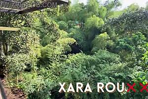 Having sex with stepmother in outdoor shower almost caught