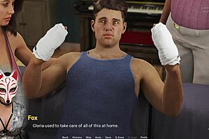 in a scent parody, the character faces hilarious hand troubles in a 3d game world